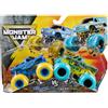 Monster Jam Ufficiale scala 1:64 Diecast Truck 2-Pack Serie 33 Blue Thunder vs Bad News Travels Fast