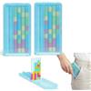 Generic Gioco di Sfida con Pile di Colori: Imponente Gioco di Mente con Blocchi Arcobaleno in Legno e Perline da Incastrare, Giochi Educativi di Abbinamento e Pesatura Sensoriale per Bambini