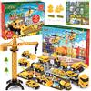 EUCOCO Calendario Avvento Macchinine 2026, Regalo Bambino 1 2 3 4 5 6 Anni Macchinine per Bambini 1-6 Anni Giocattoli Bambino 1-6 Anni Calendario Dell'avvento 2026 Cars Macchinine Regalo Bambina 1-6