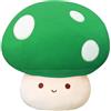 SNOWOLF Verde 30 cm Peluche Fungo 3D Morbido Fungo Cuscino Peluche Kawaii Abbraccio Cuscino Regalo per ragazze bambini Donne Decorazione Natale Festa di San Valentino