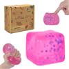 Graphinza Large Snowflake Ice Cube Squeeze Toys, 2.76in Big Squishy Stress Cube, Soft & Durable Squeeze Toy for Boys & Girls Age 3+ and Adults