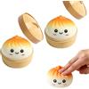 CavspkArt 2 ravioli da Squishy, giganti glitterati, giocattolo antistress (oro)