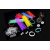 PARTYLANDIA Braccialetti Fluorescenti Starlight Glowstick Disco Luminosi (100 Pezzi)