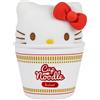 PLAY BY PLAY Hello Kitty & Friends Noodle Cup - Peluche 16 cm, coppa con peluche integrato, Kuromi, My Melody & Cinnamoroll, Kawaii Anime in tazza (Hello Kitty)