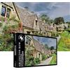 Great British Jigsaws Arlington Row in the Cotswolds - Puzzle da 1000 pezzi, monumenti britannici, ecologico, regalo per adulti e famiglie