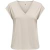 ONLY ONLFREE Life - Top da Donna Regular Fit XS S M L XL XXL Nero Bianco Verde, Pumice Stone., L