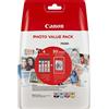Canon CLI-581XL BK/C/M/Y Serbatoi Inchiostro + Carta Fotografica Photo Paper 50 fogli, Formato XL Multipack Blister