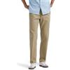 Lee Uomo Jeans Flat Front Straight XM, Regular Fit, Straight Leg, Beige (ORIGINLKHAKI), 32W / 34L