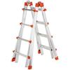 Scala telescopica in alluminio 4+4