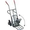 Carrello portacasse con tre ruote per scale