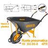 INGCO Carriola in plastica con ruota pneumatica150KG