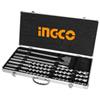 INGCO Set punte e scalpelli SDS MAX con valigetta