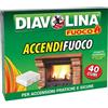 VIRIDEX Accendifuoco 40 diavolina fuoco