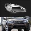 guostar Fari Anteriori Anteriore per BMW X5 E70 2007 2008 2009 2010 2011 2012 2013 Faro Anteriore Lente Copertura Fari Vetro Trasparente Paralume Lampada Borsette Maschere Fari Paralume (Misurare : Left And