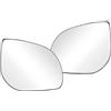 Cvgffs Vetro Specchio Retrovisore Per Hyundai I10 2011 2012 2013 Per I20 2008-2013 Specchietto Retrovisore Sinistro Destro Riscaldato Vetro Specchietto Laterale(2pcs Left Right)