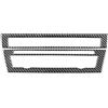 Generico Per BMW Serie 5 F10 F18 2011-2017 Accessori Fibra Carbonio Per Climatizzatore Pulsantiera CD Cornice Decorativa Adesivi decorativa interna(Black)