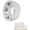 MeevrgR Adattatore volante per Logitech G29 G920 G923 - 70 mm foro centrale in alluminio mozzo Mount con viti e chiavi (argento)