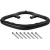 ZiStarlilife 1 maniglia per serbatoio del carburante per moto Honda CBR600RR CBR900RR CB Hornet CNC in lega di alluminio per passeggeri, colore rosso (nero)