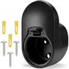 Zocipro Supporto da Parete Compatibile con Cavo Wallbox Tipo 2 - Accessorio per Caricatore EV, Supporto per Cavo e Caricatore Tipo 2, Nero