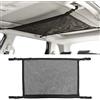 DODUOS Rete da Auto Soffitto Universale Rete Portaoggetti da Tetto per Auto con Fibbia Regolabile Borsa Portaoggetti in Rete per Auto Rete all'Interno dell'auto Organizer Bagagliaio Auto(78.5x53cm)