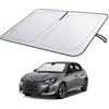 BIXUAN Parasole anteriore compatibile con Peugeot 208 e-208 2019-2025 2026 copertura parasole auto per parabrezza, ombrellone pieghevole con protezione UV parasole accessori