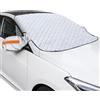 MOCNT Copri Parabrezza Auto 9 Magnetico Copertura Parabrezza Auto Inverno Spesso Telo Anteriore per Parabrezza Antighiaccio Antigelo Protezione Parabrezza Copertura 145x113cm