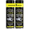 ENJOY TECH - Puliclima Car Teck 2x500ml Schiuma Igienizzante Aria Condizionata Auto | Detergente Professionale Condotti e Climatizzatore con Sali Quaternari di Ammonio | Anallergico Profumo Mughetto