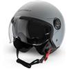Befast - Casco Jet Befast Rapid III con Doppia Visiera, Colore Grigio Opaco, Taglia XL