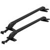Bazargame Barre Portapacchi In Alluminio Per Auto, 2 Pezzi, Barre Portapacchi Universali Con Serratura Antifurto Capacità Di Carico 45 Kg A 75 Kg, Colore Nero