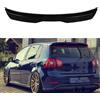 LohxA Spoiler Posteriore per alettone sul Tetto dell'auto per VW Golf 5 MK5 R32 GTI R, Spoiler Posteriore per berlina in ABS, Nero Lucido/Aspetto in Fibra di Carbonio,Glossy Black