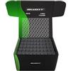 HASKYY 5KG Pesi equilibratura Nero 10x5g I Pesi Adesivi Pesi in Acciaio Striscia Adesiva 100x con Bordo di Uscita I zincato & Rivestito plastica I Nero