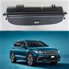 DRYFAL Auto Copri Bagagliaio Protezione Estensibile per VW Tiguan 2017-2022 Portabagagli Posteriore Tronco Privacy Cappelliera Car Cargo Cover