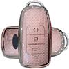ATFIGII porte-clés-Abdeckung, compatibile con Chery Omoda 5, Tiggo 7, Tiggo 8, Tiggo 8 Pro, per Jaecoo 7, Guscio per la chiave, TPU, 4 Tasti, G, Rosa