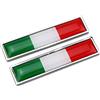 Anawakia Set di 2 adesivi per auto, motivo: bandiera francese della Francia Germania Regno Unito Italia Spagna Svezia America UE per decorazione auto adesiva (Italia)