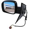ATEC Germany 1x Specchio retrovisore esterno elettrico riscaldato lato | Compatibile con: VW MULTIVAN T5, TRANSPORTER T5 Bus, TRANSPORTER T5 Kasten, TRANSPORTER T5 Pritsche/Fahrgestell (7JD, 7JE