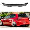 LohxA Spoiler Posteriore per alettone sul Tetto dell'auto per VW Golf 5 MK5 R32 GTI R, Spoiler Posteriore per berlina in ABS, Nero Lucido/Aspetto in Fibra di Carbonio,Carbon Fiber Look