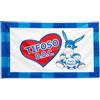 BRILY Bandiera Napoli Tifoso D.O.C., con Mascotte Forza Ragazzi, 90x150 cm (Tifoso DOC)