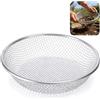 GIONAR Setaccio per terreno da giardino, 30 cm, setaccio in metallo da giardino, setaccio a rete per giardinaggio, sabbia, pietre, sabbia, rocce, terriccio (filtri da 6 mm)