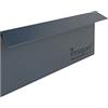 innogard 6030-001 - recinto per lumache tipo 2 - metallo zincato a caldo - pannello laterale 25 x 0,06 cm 1 pezzo - antracite lunghezza 0,5 m