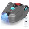 YARDCARE M800Plus Robot tagliaerba senza filo perimetrale, posizionamento GPS, robot tosaerba con vision IA fino a 800 m², percorsi a U, controllo tramite App, Verde Grigiastro