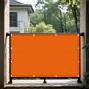 ZTAOPSH Vela Ombreggiante Rettangolare 0.8 x 3.5 m Protezione Solare Tenda da Sole Parasole Traspirante per Esterno, Giardino, Terrazza, Balcone, Piscina, Patio, Arancione