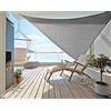 Expand Tenda parasole triangolare, 2,5 x 2,5 x 3,5 m, colore sabbia, protezione solare per giardino, terrazza e balcone, protezione UV in HDPE, permeabile all'aria, ombreggiante