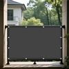 ZTAOPSH Vela Ombreggiante Rettangolare 3.5 x 3.5 m Protezione Solare Tenda da Sole Parasole Traspirante per Esterno, Giardino, Terrazza, Balcone, Piscina, Patio, Grigio Scuro