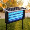 coospider-repta Potente trappola solare per insetti da esterno di grandi dimensioni per 3000 piedi quadrati, trappola per zanzare ricaricabile e portatile con alta potenza, trappola per mosche solare senza fili per