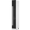 Vicco Armadio da farmacia Fame-Line, Antracite lucido, 30 cm | Frontale in MDF · Guide metalliche a estrazione totale · Piedini regolabili in altezza · Maniglie in metallo