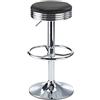 Bar Stools UK American Diner Sgabello da bar (nero)