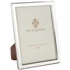 SEC OF FLORENCE 7343/15x20 Cornice Portafoto in Argento Massiccio 925 con Retro in Legno Mogano