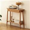 BXKF Consolle Ingresso Legno di Ciliegio, Tavolo Consolle Stretta da 31 cm Con Cassetto e Ripiano Portaoggetti, Tavolino da Divano per Cucina, Soggiorno, Dietro il Divano(80*31*85cm/31*12*33in)