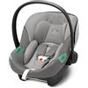 CYBEX Seggiolino auto Aton S2 i-Size, Dalla nascita a circa 24 mesi, Max. 13 kg, Con riduttore per neonato, Compatibile con SensorSafe, Grigio (Soho Grey)