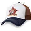 STARS & STRIPES Trucker Cappellino Indian, 3 colori western con ricamo 3D e chiusura a scatto, multicolore, Taglia unica
